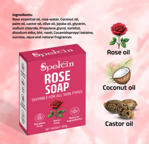 Spelcin Herbals Enchanting Rose Soap with Mulberry Extract, 75gx3 - Image 4