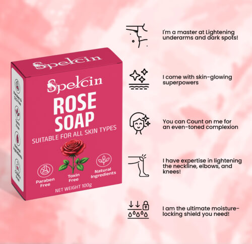 Spelcin Herbals Enchanting Rose Soap with Mulberry Extract, 75gx3 - Image 8
