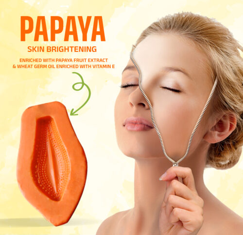 Spelcin Papaya soap Aura (Pack Of 1)-125G |Bright, Radiant & Glowing Skin| Tfm 76% Grade 1 Soap| 100% Vegan|Suitable For All Skin Types - Image 9