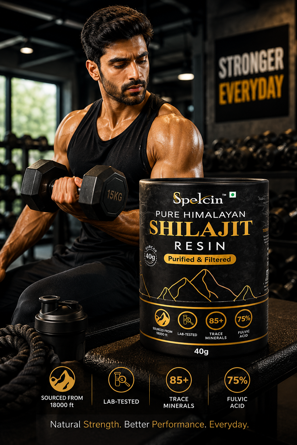 Spelcin 100% Pure Himalayan Shilajit | Boosts Stamina & Immunity | Revitalises Body (10 g) - Image 3
